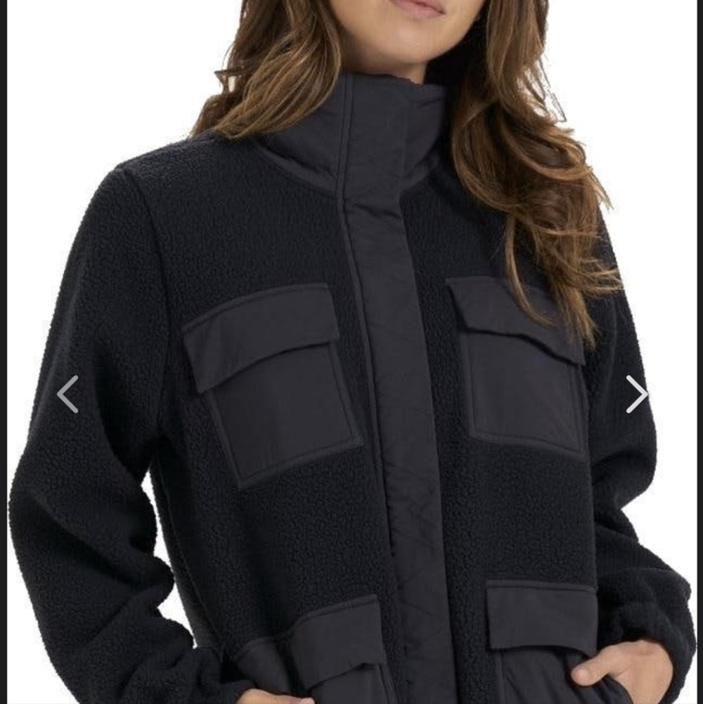 VUORI WOMENS SHERPA FLEECE JACKET ,SIZE:LARGE ;MODEL VW524, COLOR:GREEN - Picture 13 of 13